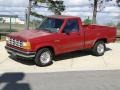 Medium Cabernet Red Metallic 1992 Ford Ranger S Regular Cab Exterior