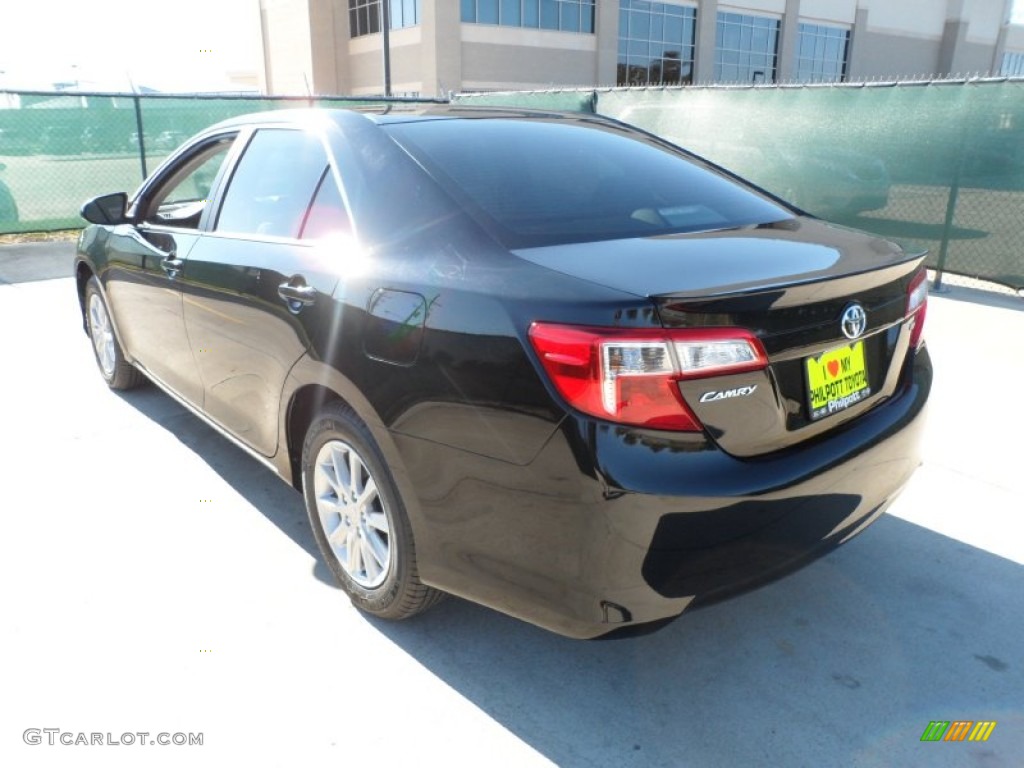 2012 Camry LE - Attitude Black Metallic / Ash photo #5