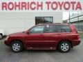 Sundown Red Pearl 2002 Toyota Highlander V6