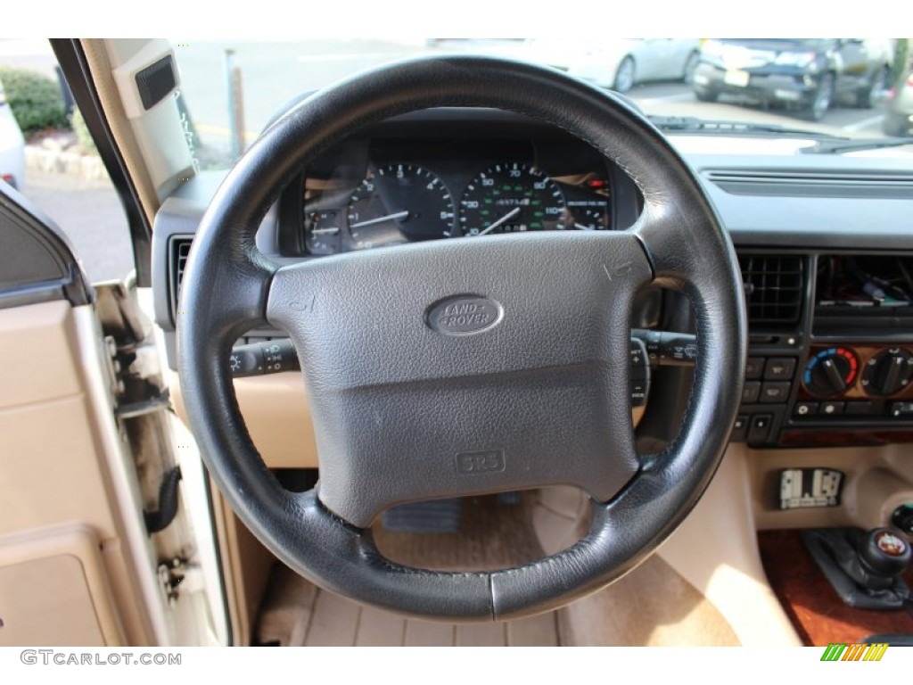 1995 Land Rover Range Rover County LWB Beige Steering Wheel Photo #57543581