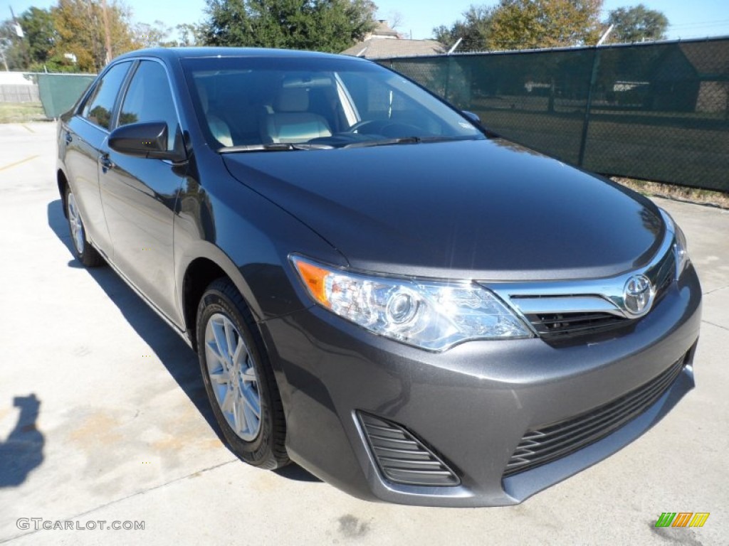 2012 Camry LE - Magnetic Gray Metallic / Ivory photo #1