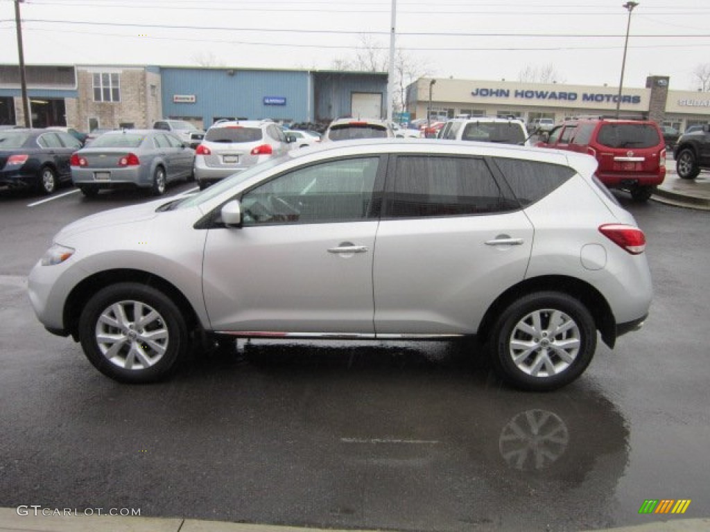 2011 Murano S AWD - Brilliant Silver / Black photo #8