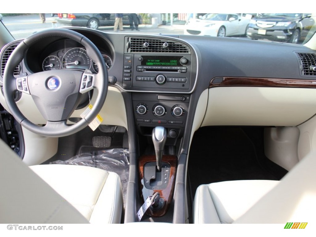 2011 Saab 9-3 2.0T Sport Sedan Parchment Dashboard Photo #57545049