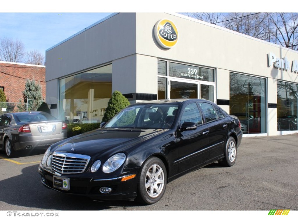 2008 E 320 BlueTEC Sedan - Black / Black photo #1