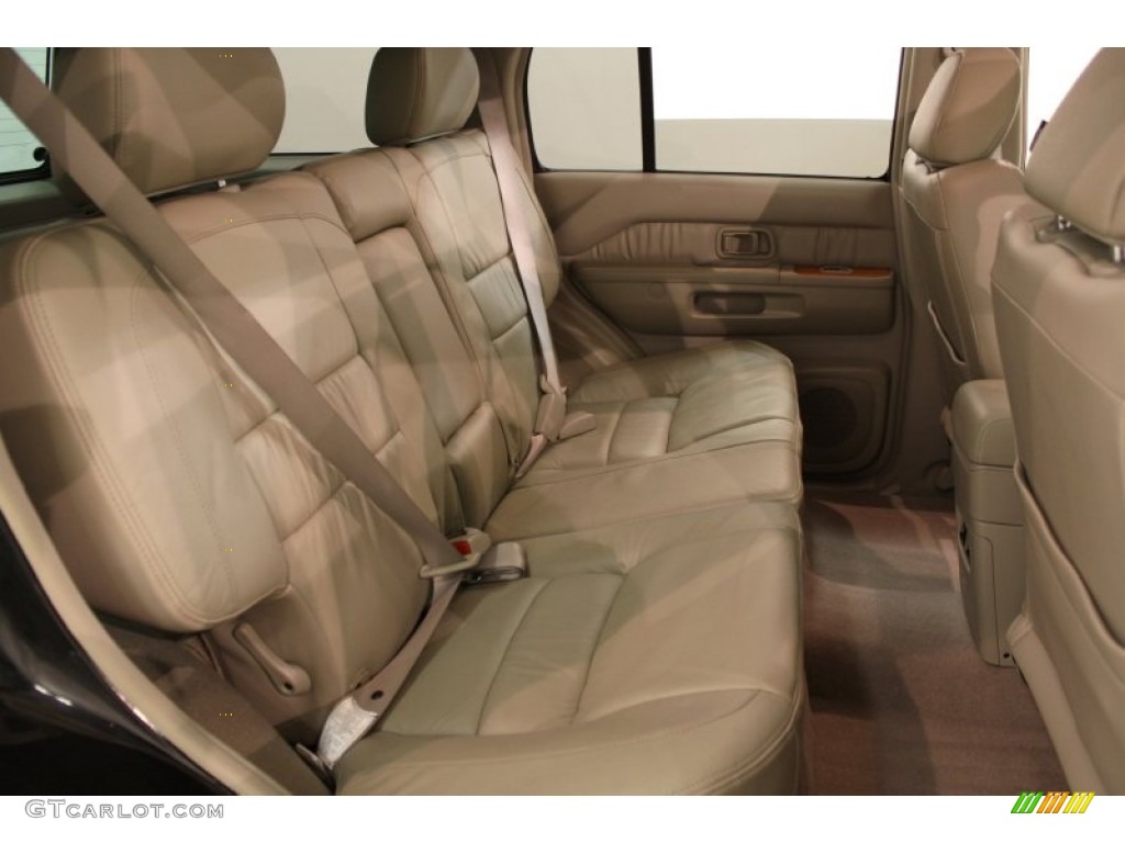 2002 QX4 4x4 - Black Obsidian / Stone Beige photo #16
