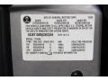 2006 Saab 9-7X 5.3i Info Tag
