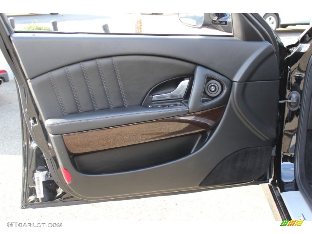 2010 Maserati Quattroporte S Nero Door Panel Photo #57546212