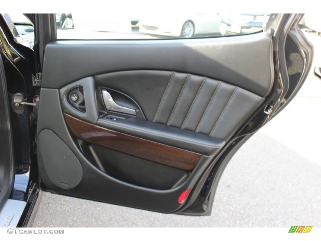2010 Maserati Quattroporte S Nero Door Panel Photo #57546341