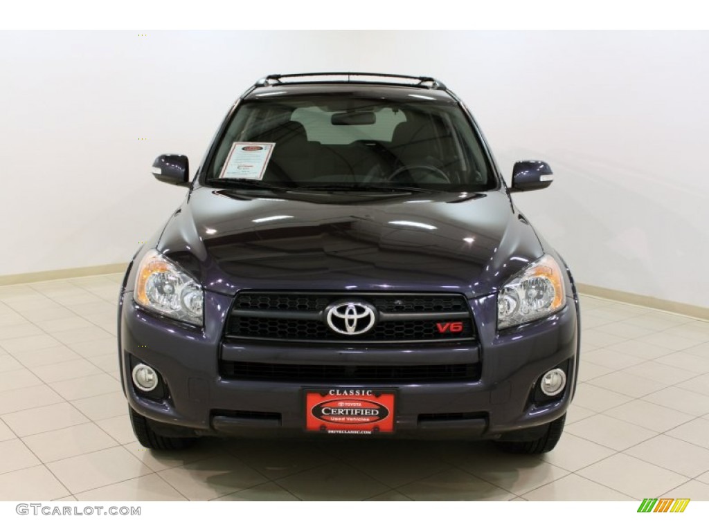 2009 RAV4 Sport V6 4WD - Elusive Blue Metallic / Dark Charcoal photo #2