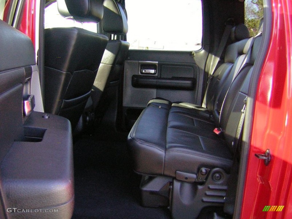 Black Interior 2007 Ford F150 FX4 SuperCrew 4x4 Photo #57546909