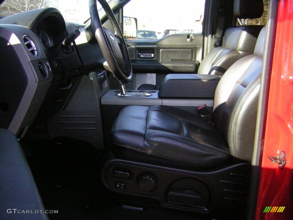 Black Interior 2007 Ford F150 FX4 SuperCrew 4x4 Photo #57546927