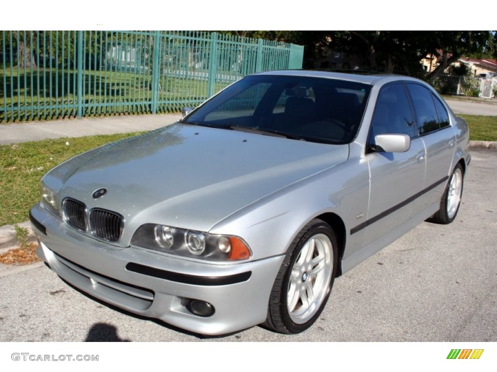 Titanium Silver Metallic 2003 BMW 5 Series 540i Sedan Exterior Photo #57547316