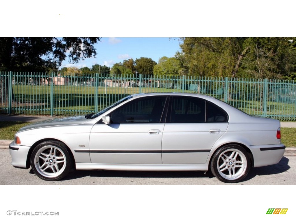Titanium Silver Metallic 2003 BMW 5 Series 540i Sedan Exterior Photo #57547332