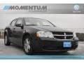 Brilliant Black Crystal Pearl 2008 Dodge Avenger SXT