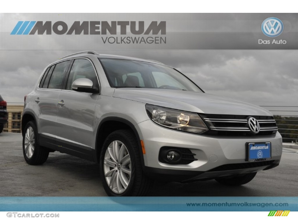 2012 Tiguan SE - Reflex Silver Metallic / Black photo #1