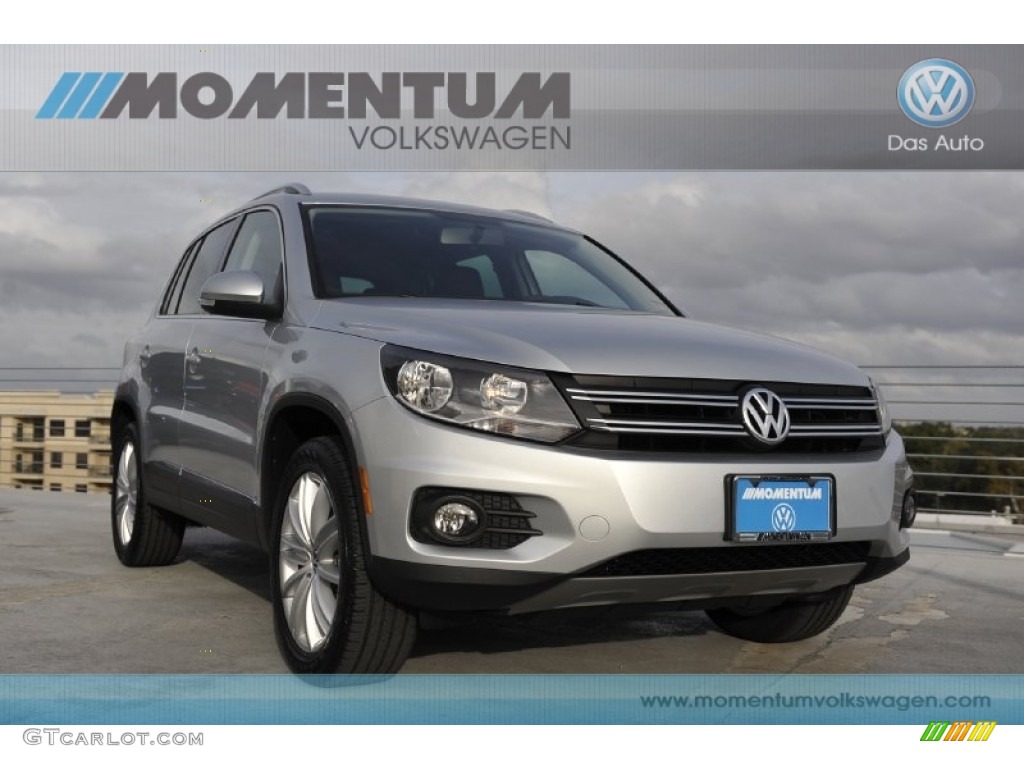 2012 Tiguan SE - Reflex Silver Metallic / Black photo #1