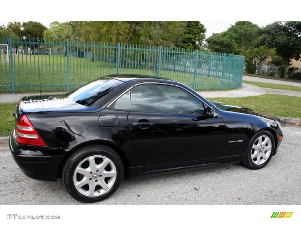 2001 SLK 230 Kompressor Roadster - Black / Charcoal Black photo #10