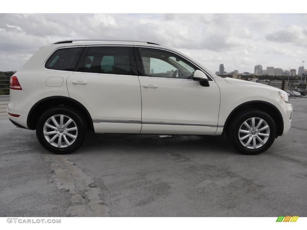 2012 Touareg VR6 FSI Sport 4XMotion - Campanella White / Cornsilk Beige photo #7