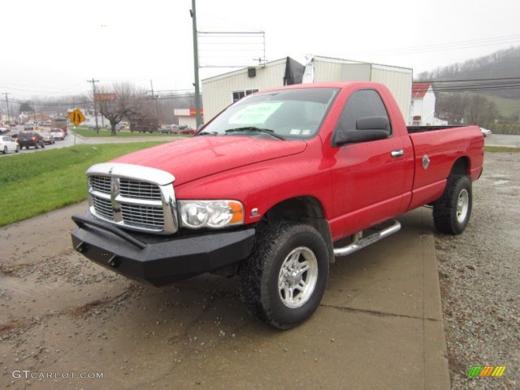 Flame Red Dodge Ram 2500