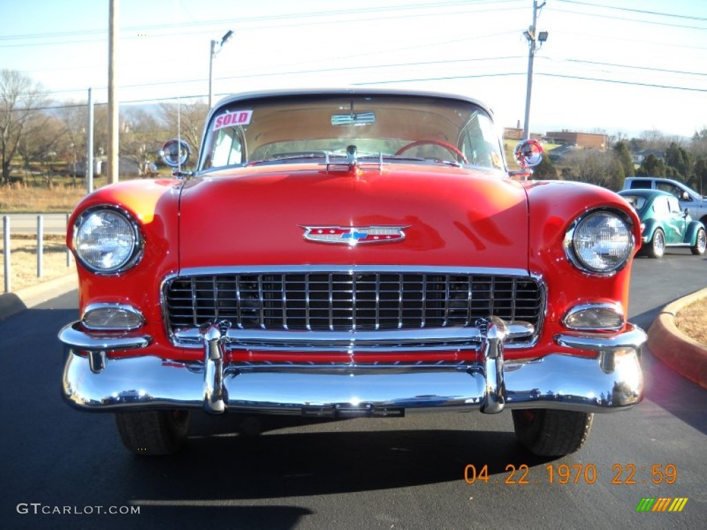 1955 Bel Air 2 Door Hard Top - Red/White / Red/White photo #5