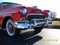 1955 Red/White Chevrolet Bel Air 2 Door Hard Top  photo #6