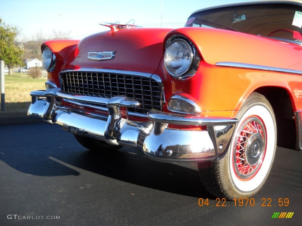 1955 Bel Air 2 Door Hard Top - Red/White / Red/White photo #7