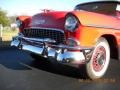 1955 Red/White Chevrolet Bel Air 2 Door Hard Top  photo #7