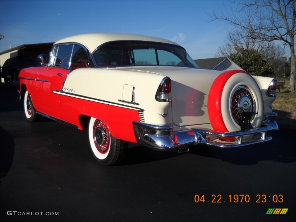 1955 Bel Air 2 Door Hard Top - Red/White / Red/White photo #9