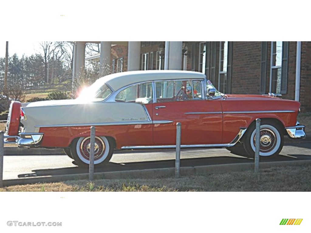 1955 Bel Air 2 Door Hard Top - Red/White / Red/White photo #13