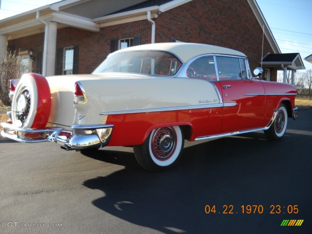 1955 Bel Air 2 Door Hard Top - Red/White / Red/White photo #15