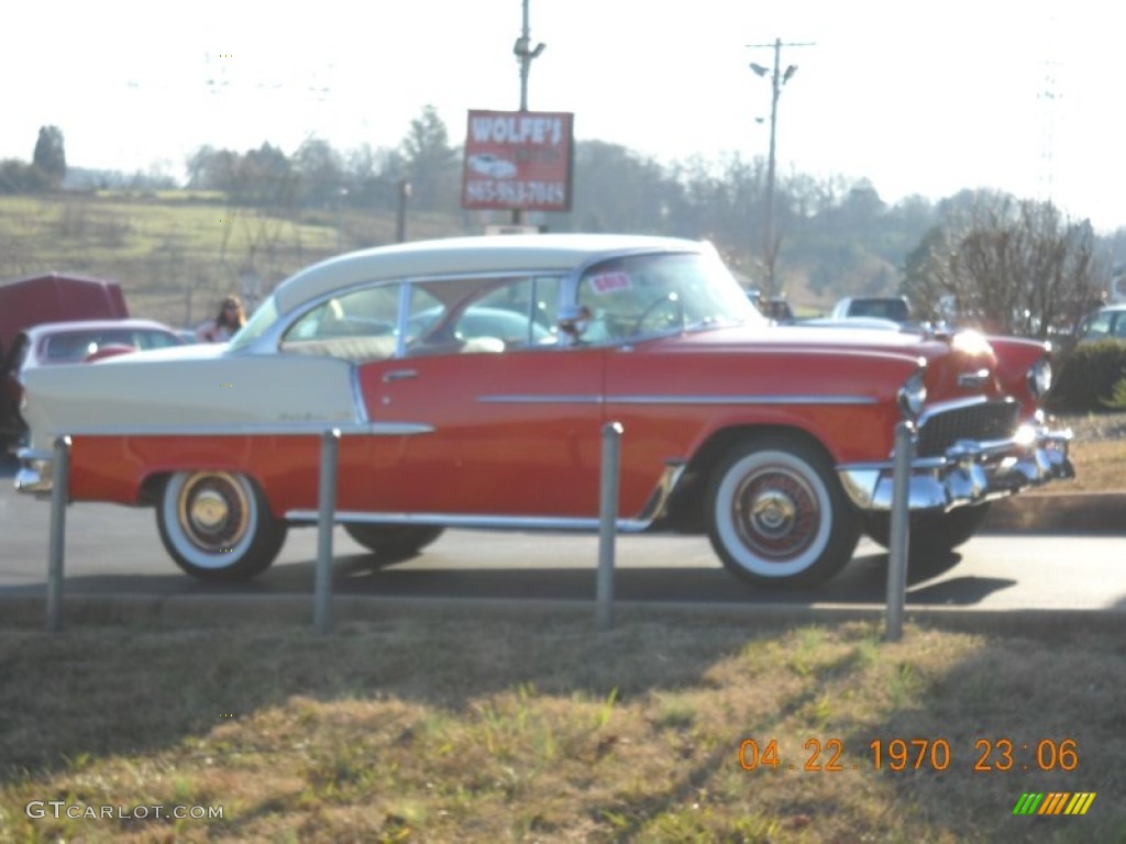 1955 Bel Air 2 Door Hard Top - Red/White / Red/White photo #19