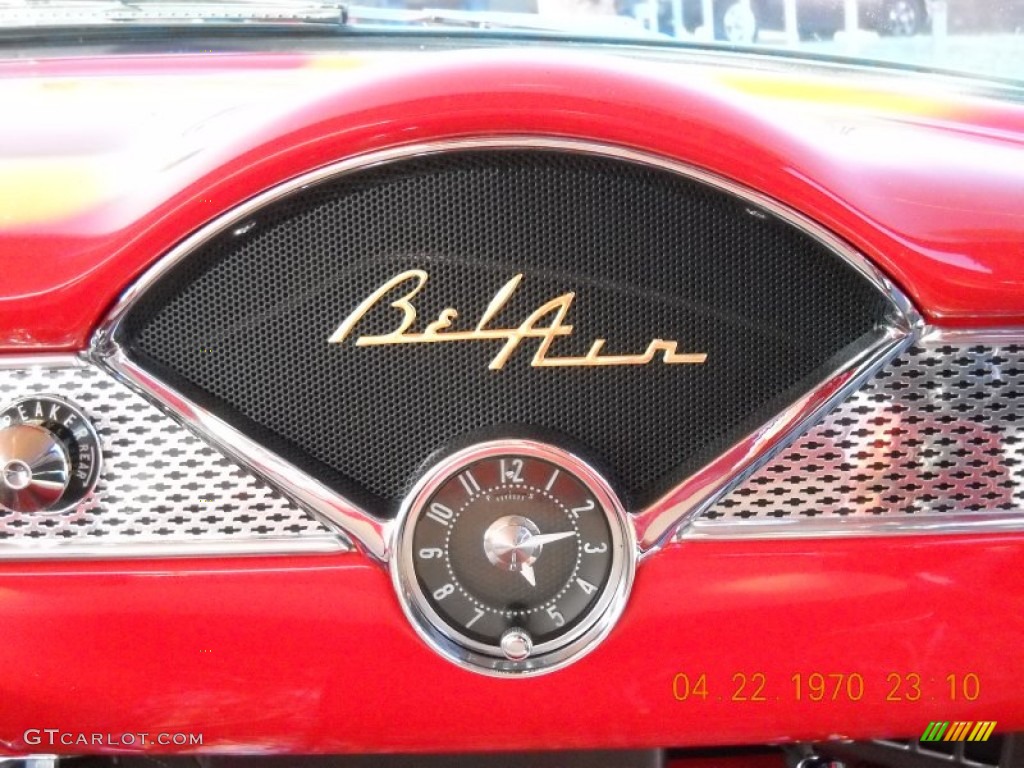 1955 Bel Air 2 Door Hard Top - Red/White / Red/White photo #60