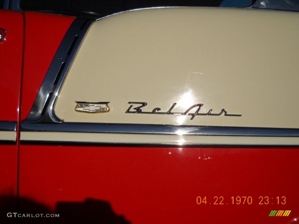 1955 Bel Air 2 Door Hard Top - Red/White / Red/White photo #89
