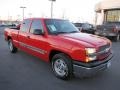 2005 Victory Red Chevrolet Silverado 1500 LS Extended Cab  photo #22