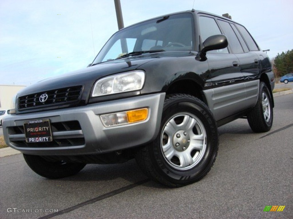 2000 RAV4  - Black / Gray photo #1