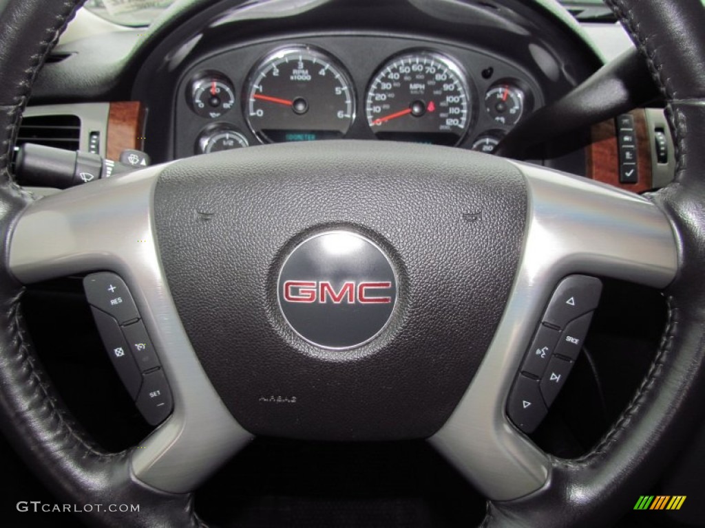 2008 Sierra 1500 SLT Crew Cab - Onyx Black / Ebony photo #16