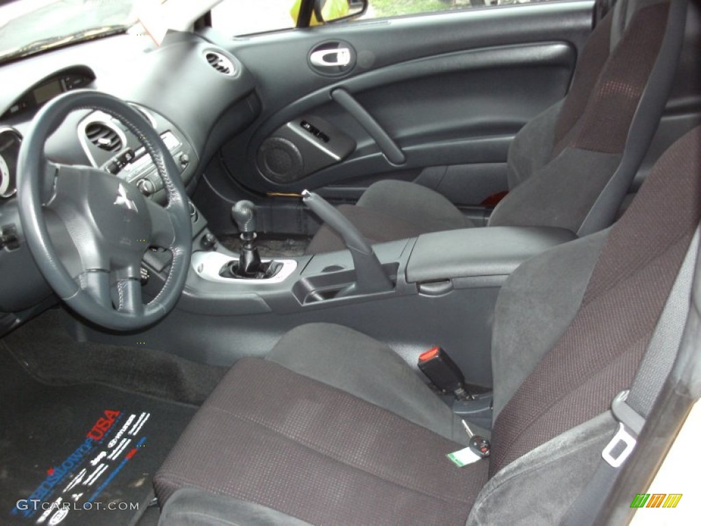 2009 Eclipse GT Coupe - Solar Satin Yellow / Dark Charcoal photo #8