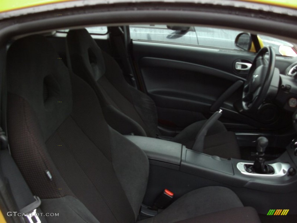 2009 Eclipse GT Coupe - Solar Satin Yellow / Dark Charcoal photo #12