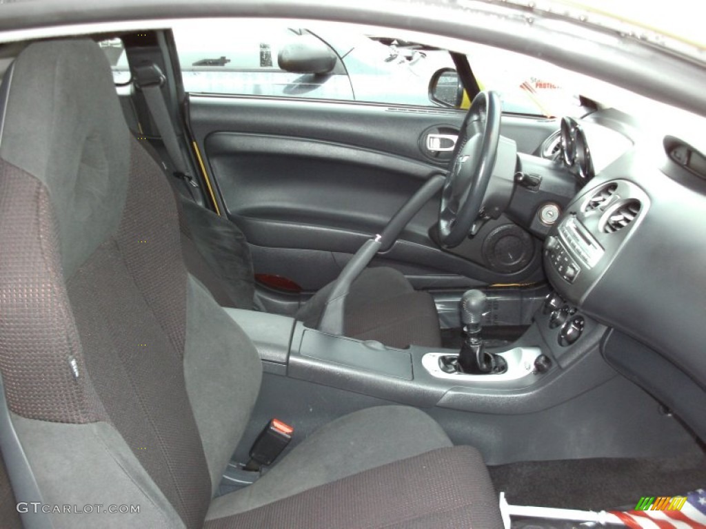 2009 Eclipse GT Coupe - Solar Satin Yellow / Dark Charcoal photo #15