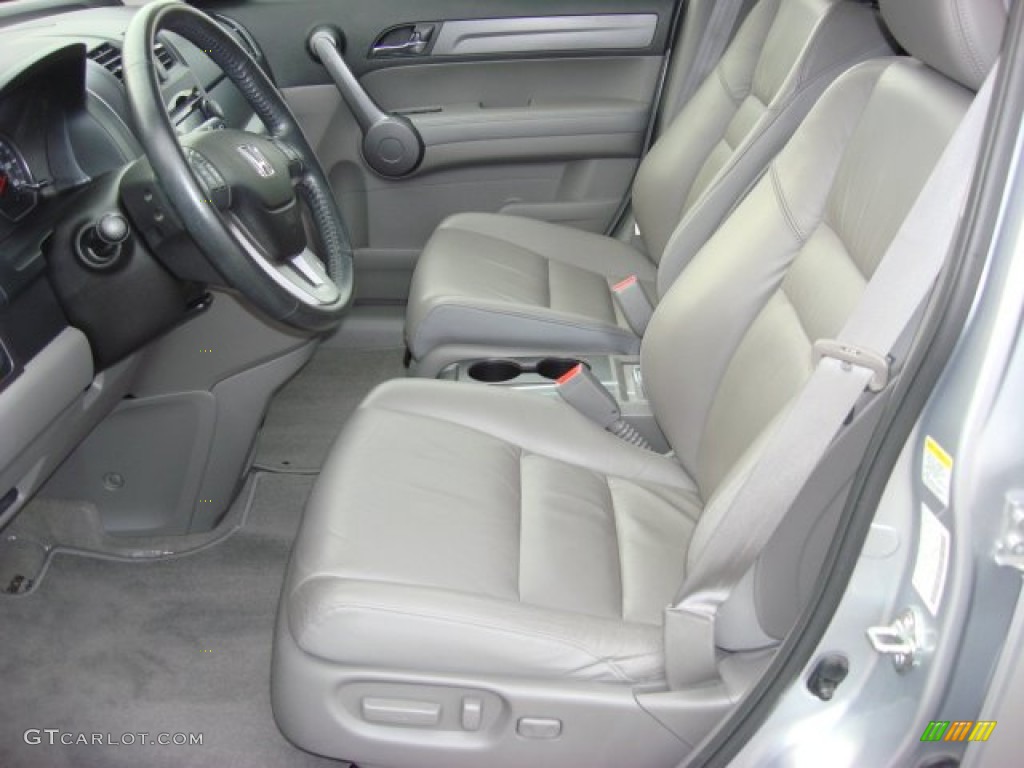 2009 CR-V EX-L 4WD - Alabaster Silver Metallic / Gray photo #10