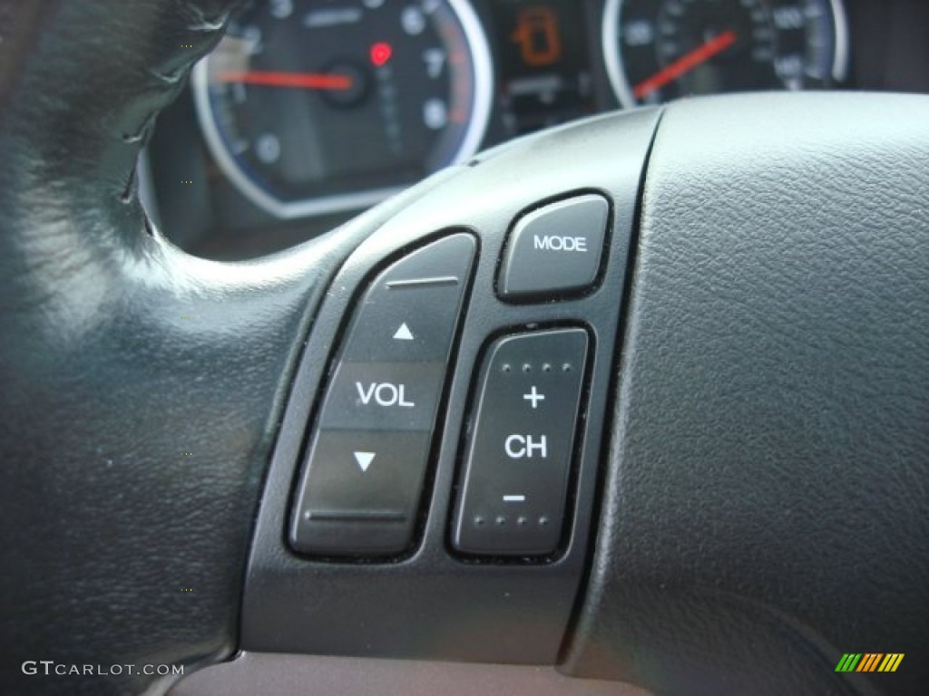 2009 CR-V EX-L 4WD - Crystal Black Pearl / Black photo #24