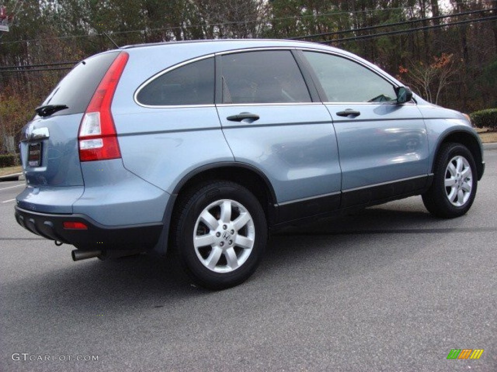 2008 CR-V EX - Glacier Blue Metallic / Gray photo #6