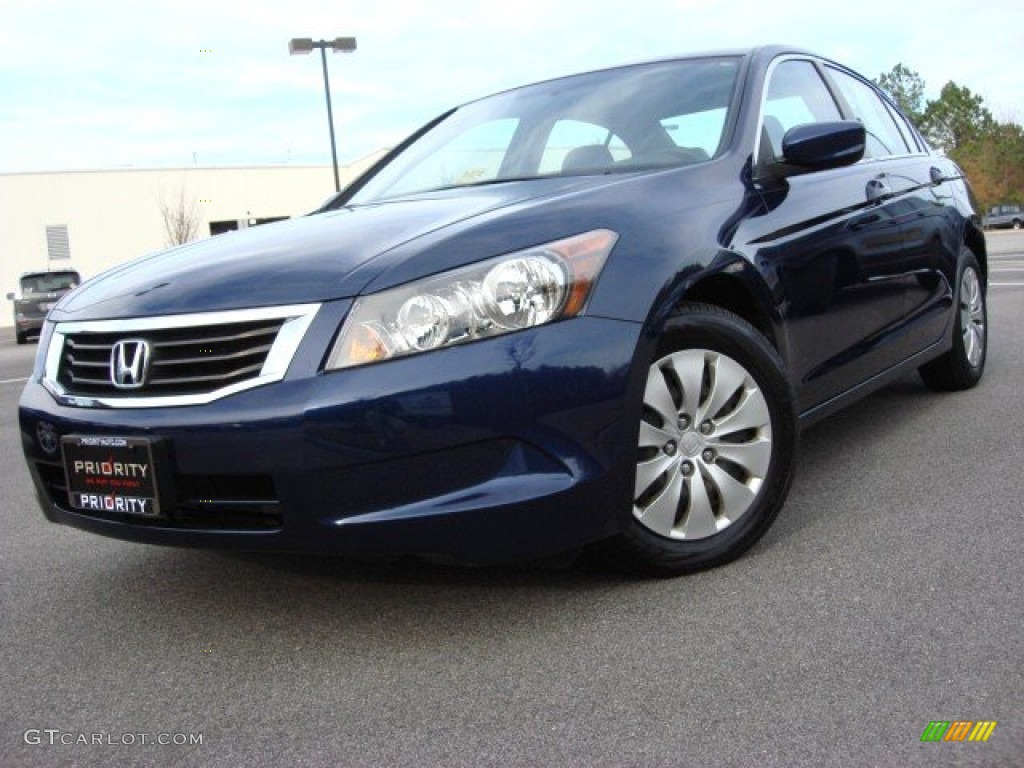 2008 Accord LX Sedan - Royal Blue Pearl / Gray photo #1