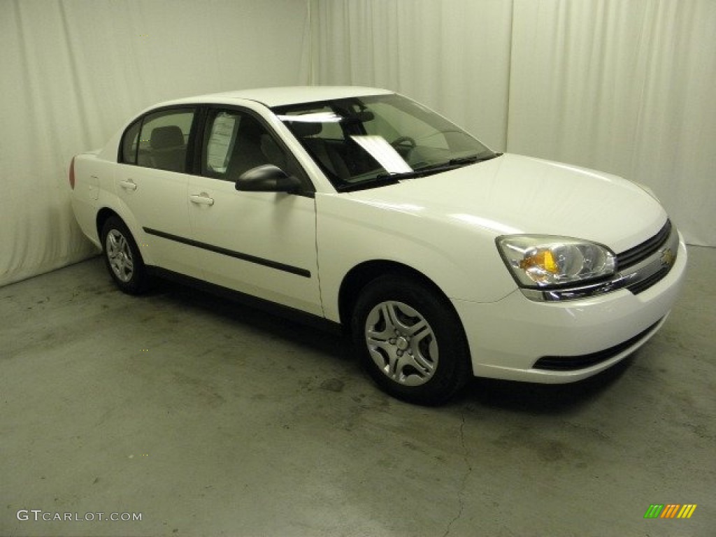 2005 Malibu Sedan - White / Gray photo #1