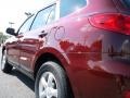 2008 Dark Cherry Red Hyundai Santa Fe GLS  photo #2