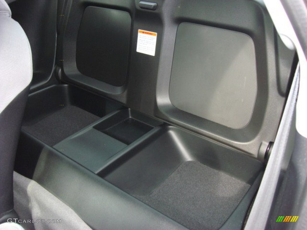 Gray Fabric Interior 2011 Honda CR-Z EX Navigation Sport Hybrid Photo #57558479