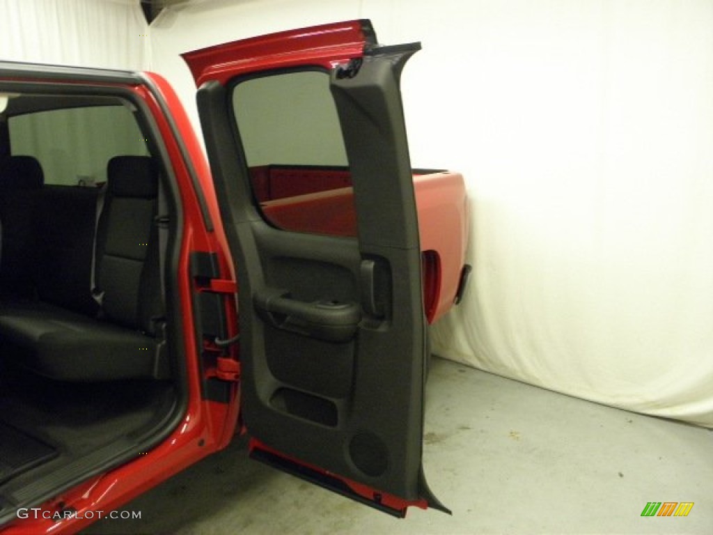 2012 Silverado 1500 LT Extended Cab - Victory Red / Ebony photo #11