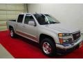 Silver Birch Metallic 2009 GMC Canyon SLE Crew Cab