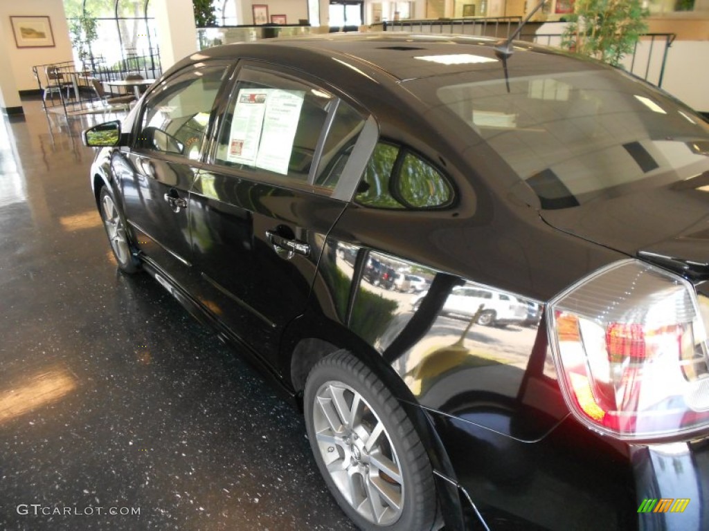 2008 Sentra SE-R - Super Black / SE-R Charcoal photo #1