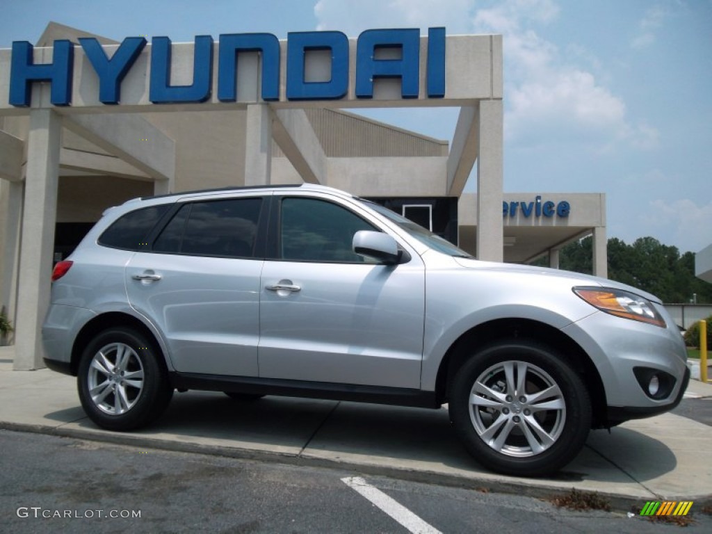 Moonstone Silver 2011 Hyundai Santa Fe Limited Exterior Photo #57561547